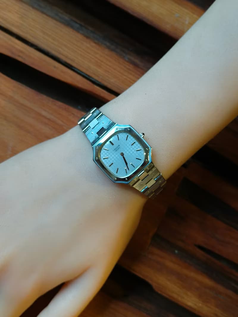 SEIKO頂級品牌CREDOR貴朵 高級腕錶品牌 鋼+18k 石英手錶