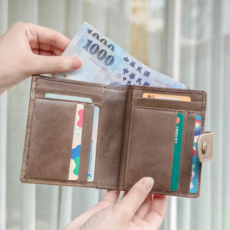 【24hr快速出貨】筆記型多功能短夾-071858 五色 錢包 筆記式