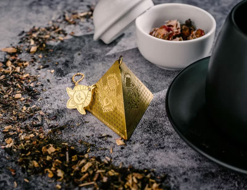 01LIV不銹鋼濾茶器 Tri 金色三角茶濾金字塔原創設計茶具創意禮物