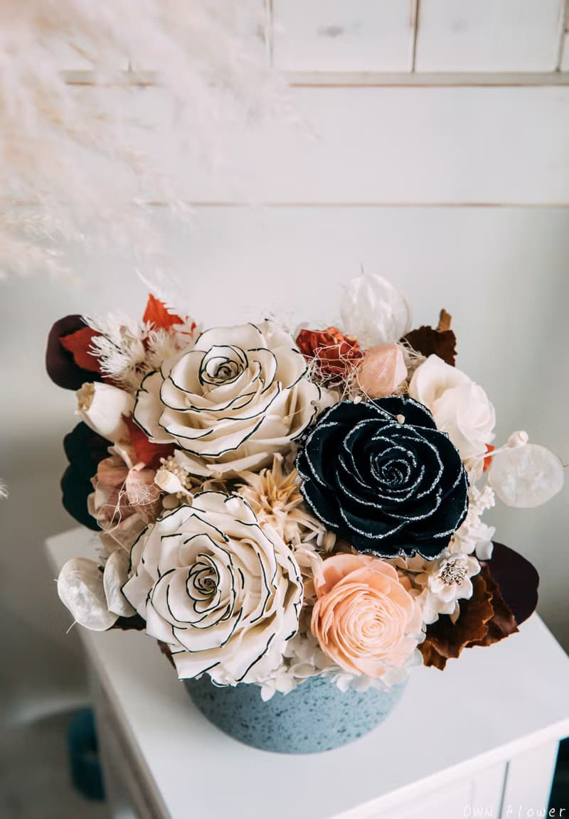 永生桌花/不凋盆花/花禮/盆花/開幕花禮/永生花禮/升遷/喬遷/賀禮