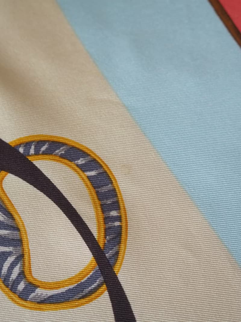 OLD GUCCI オールドグッチ マルチカラー スカーフ シルク ヴィンテージ