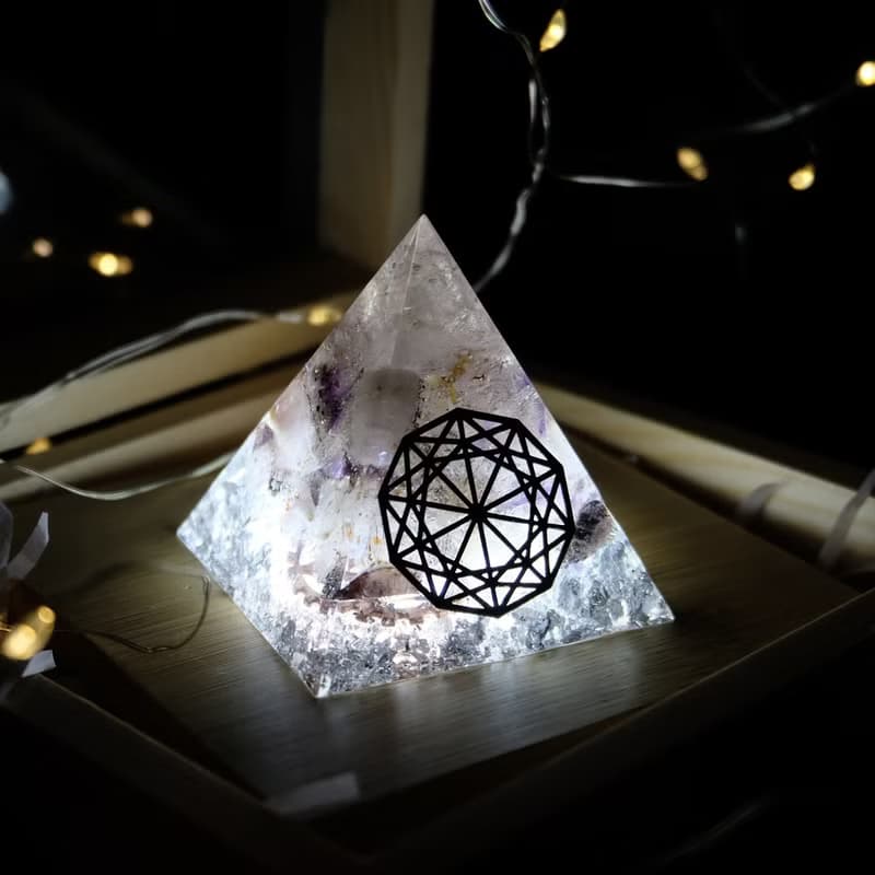 【超級七Super Seven】奧根能量塔Orgonite  (6cm/5cm/4cm)