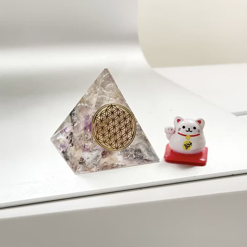 【超級七Super Seven】奧根能量塔Orgonite  (6cm/5cm/4cm)
