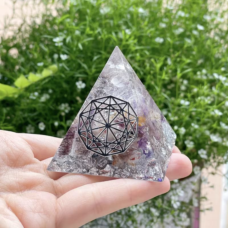 【超級七Super Seven】奧根能量塔Orgonite  (6cm/5cm/4cm)