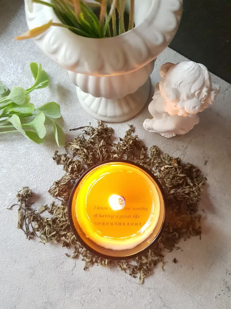 抽卡蠟燭 or 愛的告白蠟燭-玫瑰天竺葵香氣