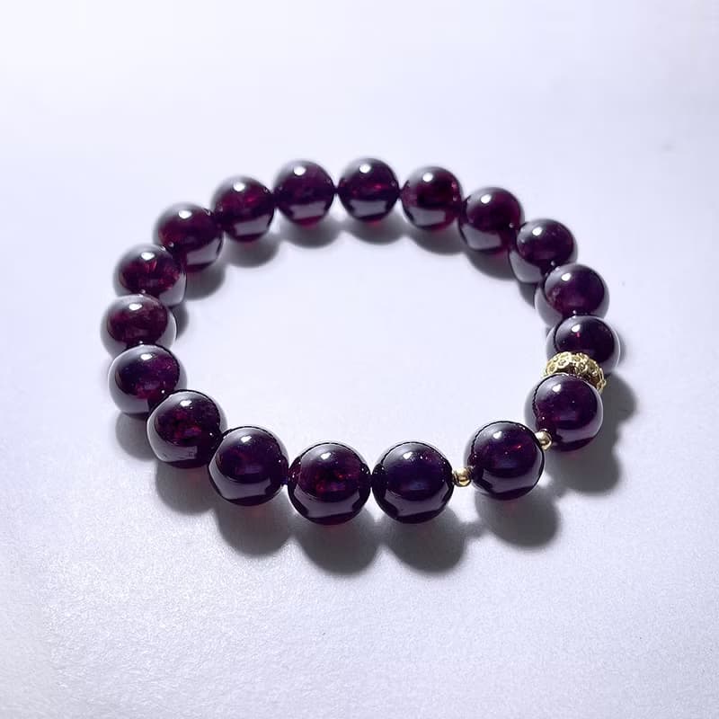 天然礦石 紅石榴石 10mm 手鍊