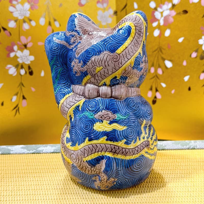 【龍躍尊寶】日本清水燒招財貓 | 加藤雲龍