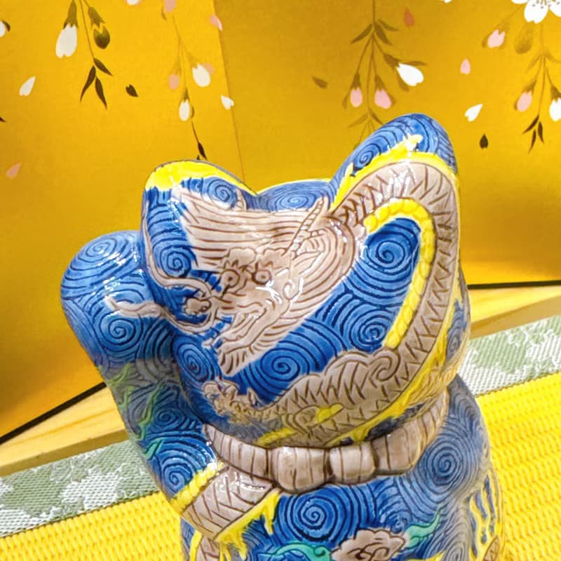 【龍躍尊寶】日本清水燒招財貓 | 加藤雲龍