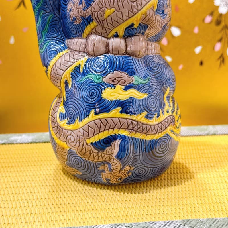 【龍躍尊寶】日本清水燒招財貓 | 加藤雲龍