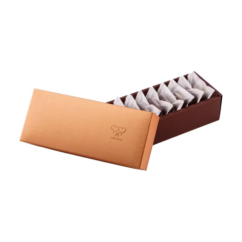 【極奢璀璨系列】巧克力杏仁牛軋糖夾心|8入組/蛋奶素/不附提袋