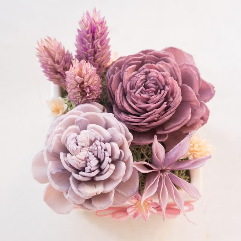 生日情人節禮物 法式香頌10號 貴氣優雅盆花栽七夕情人節花束