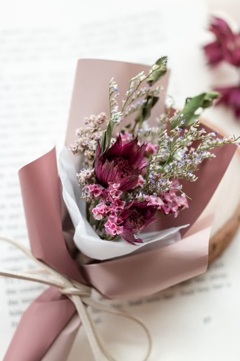 迷你季節綜合乾燥小花束 | 乾燥花禮 | 生日禮物 | 婚禮小物