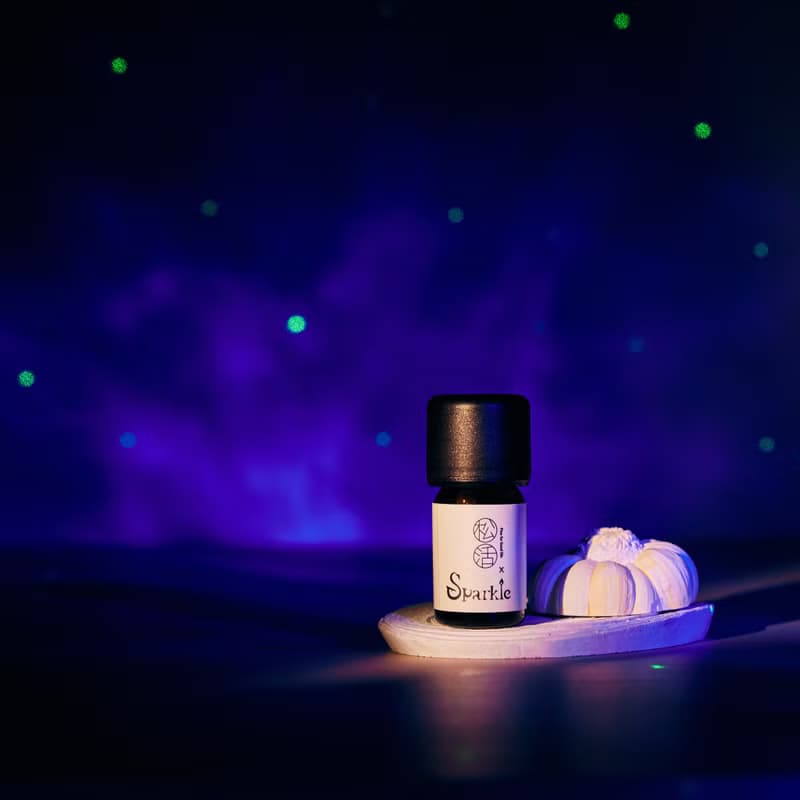 【夏夜繁星】複方精油 + Sparkle聯名 夜光 擴香石 禮盒 聖誕禮物