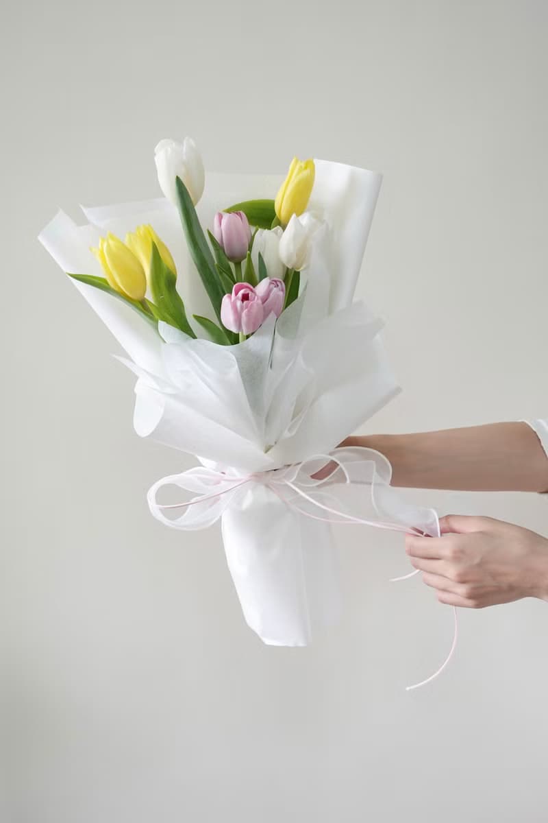 畢業 鬱金香韓式花束  生日花束 女友禮物