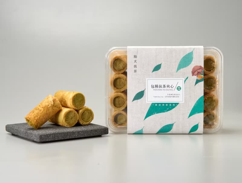 【東成茶葉】痴犬找茶系列--包種抹茶夾心蛋捲