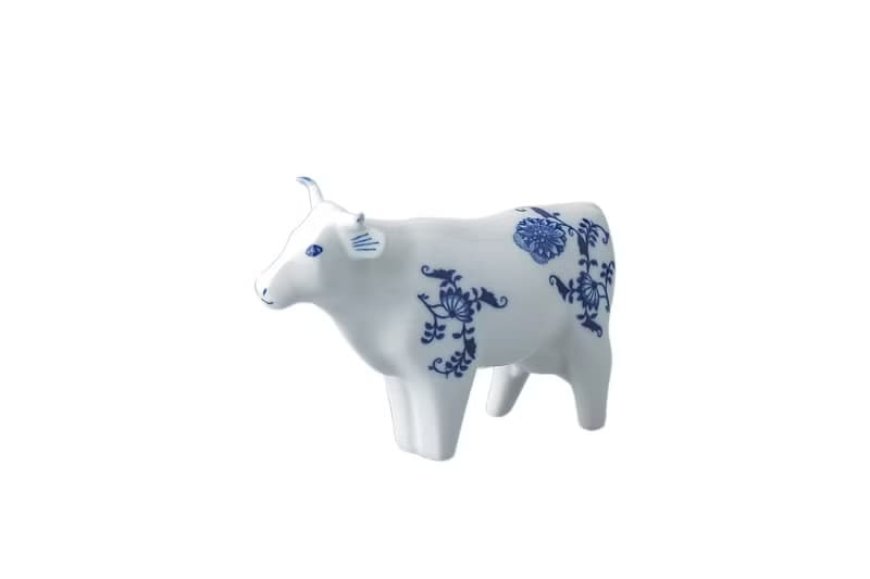 布拉格高堡經典動物瓷擺飾-牛連忘返 /入厝禮物
