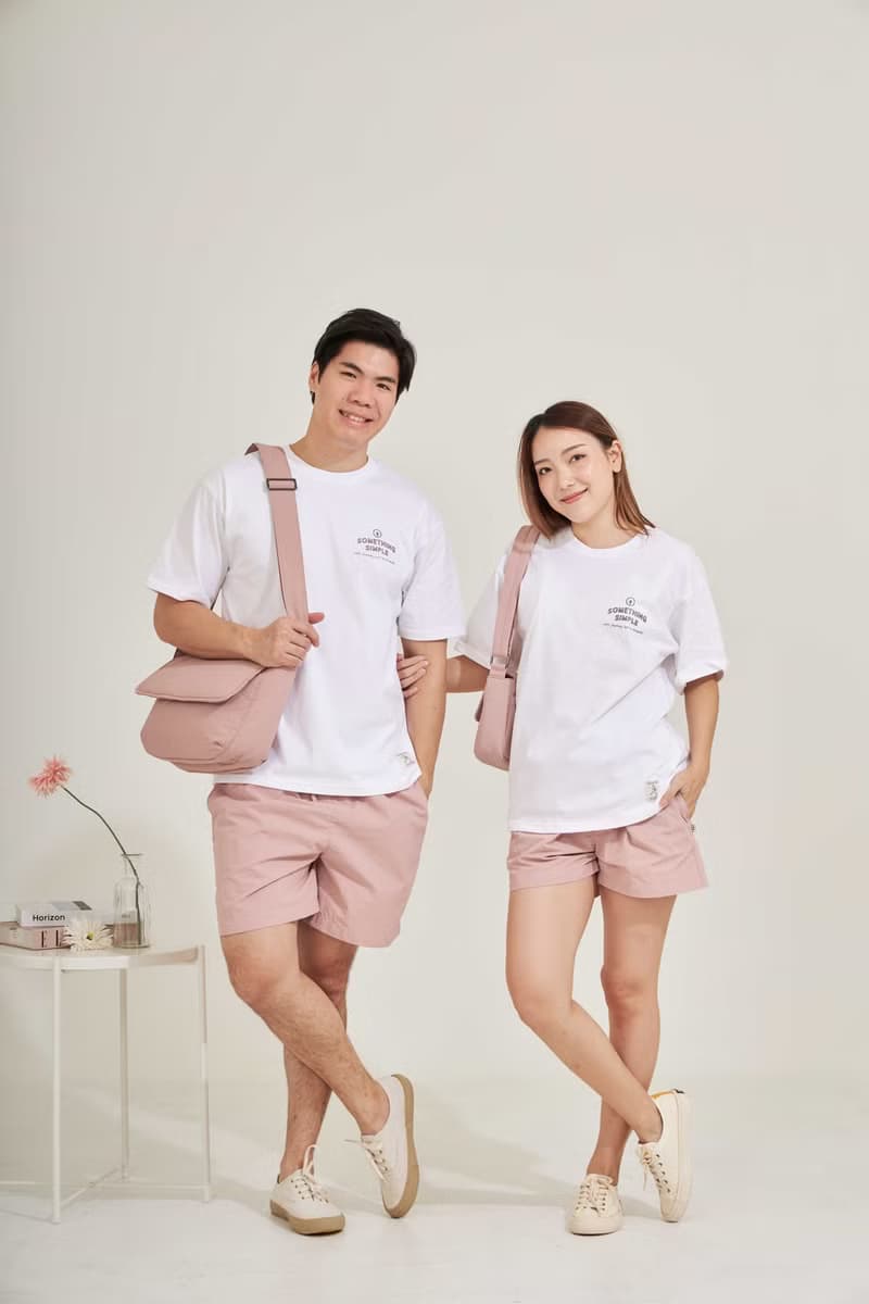 KRATIK - MEN nylon shorts (pink)