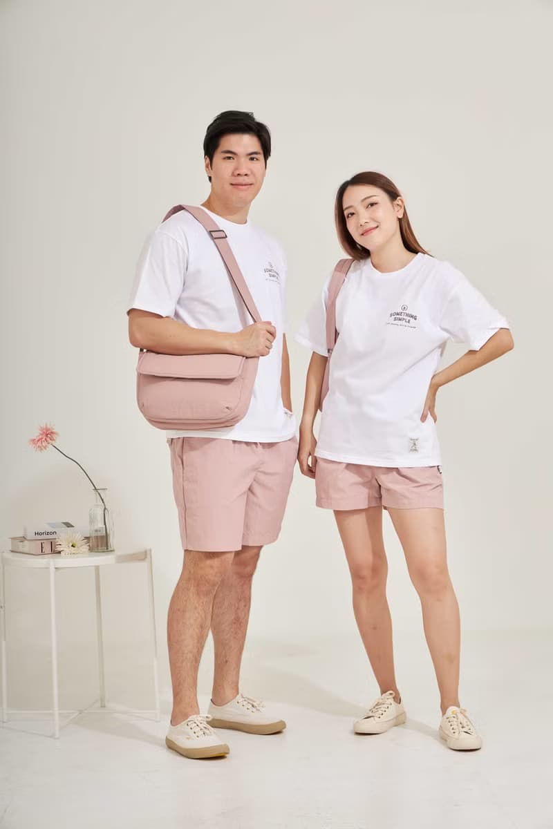 KRATIK - MEN nylon shorts (pink)