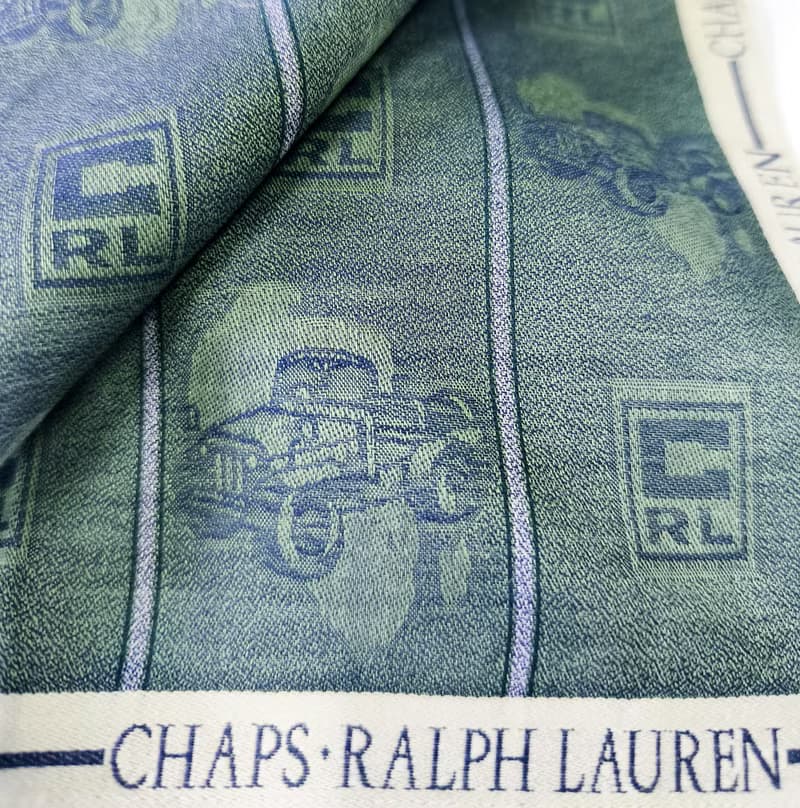Chaps Ralph Lauren Vintage Handkerchief Green 19 x 18 inches