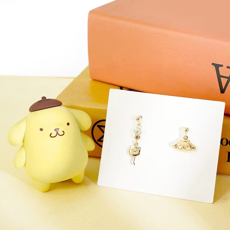 Small Gift for U系列-PomPomPurin 布丁狗禮物純銀耳環
