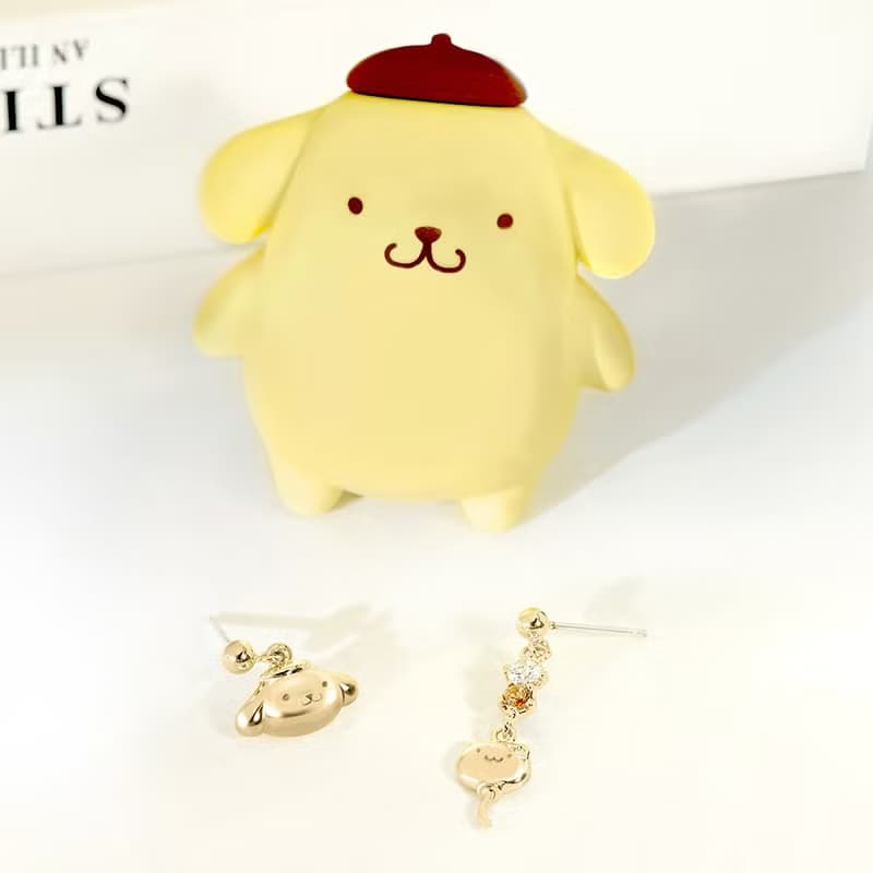 Small Gift for U系列-PomPomPurin 布丁狗禮物純銀耳環