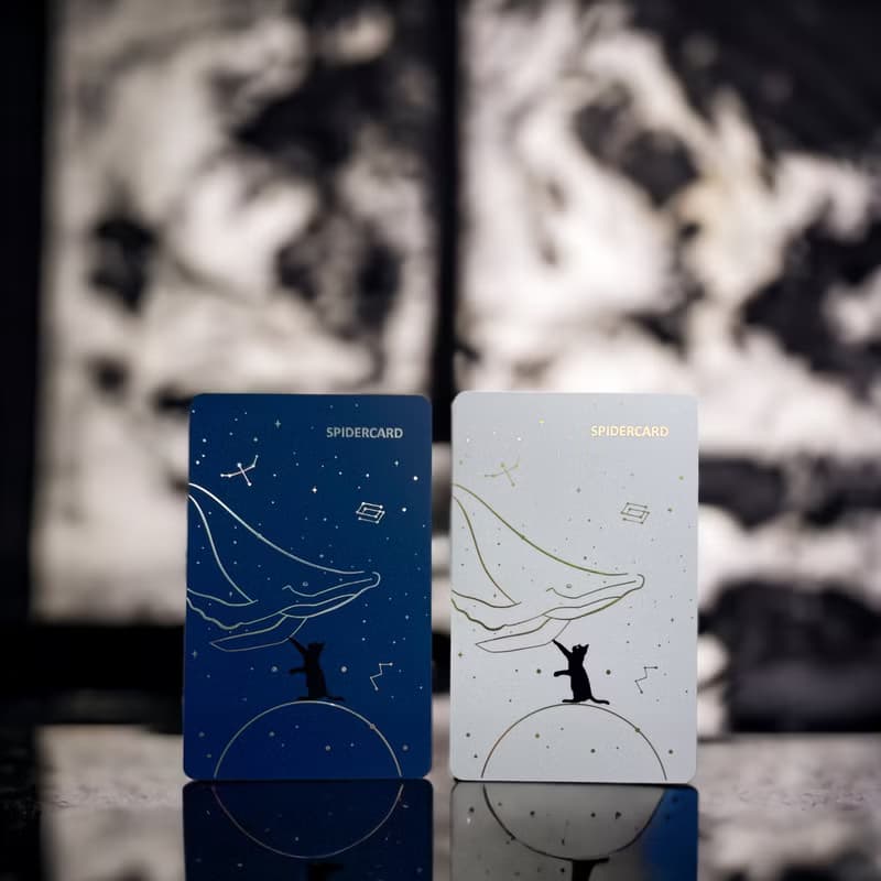 星河夜曲雙卡組 - SpiderCard 數位名片NFC卡