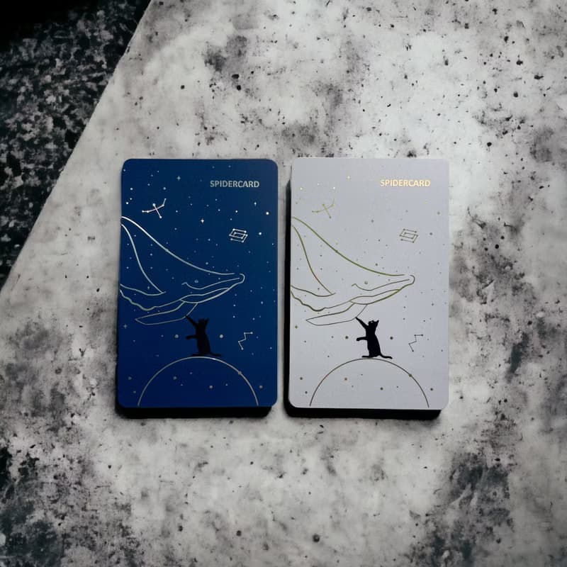 星河夜曲雙卡組 - SpiderCard 數位名片NFC卡