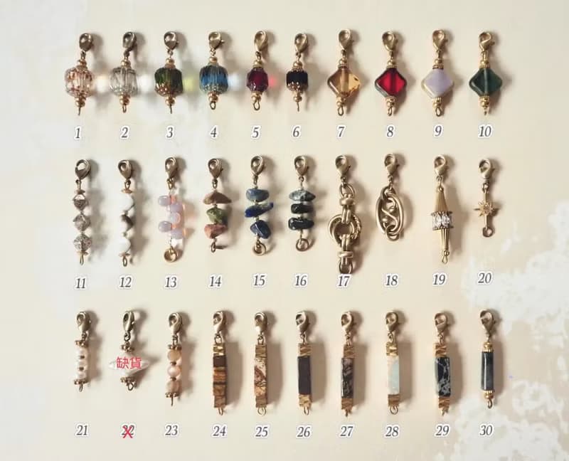 復古變化扣飾 多用途眼鏡鍊/口罩鍊/項鍊/手鍊 －A款銅黑鏈條
