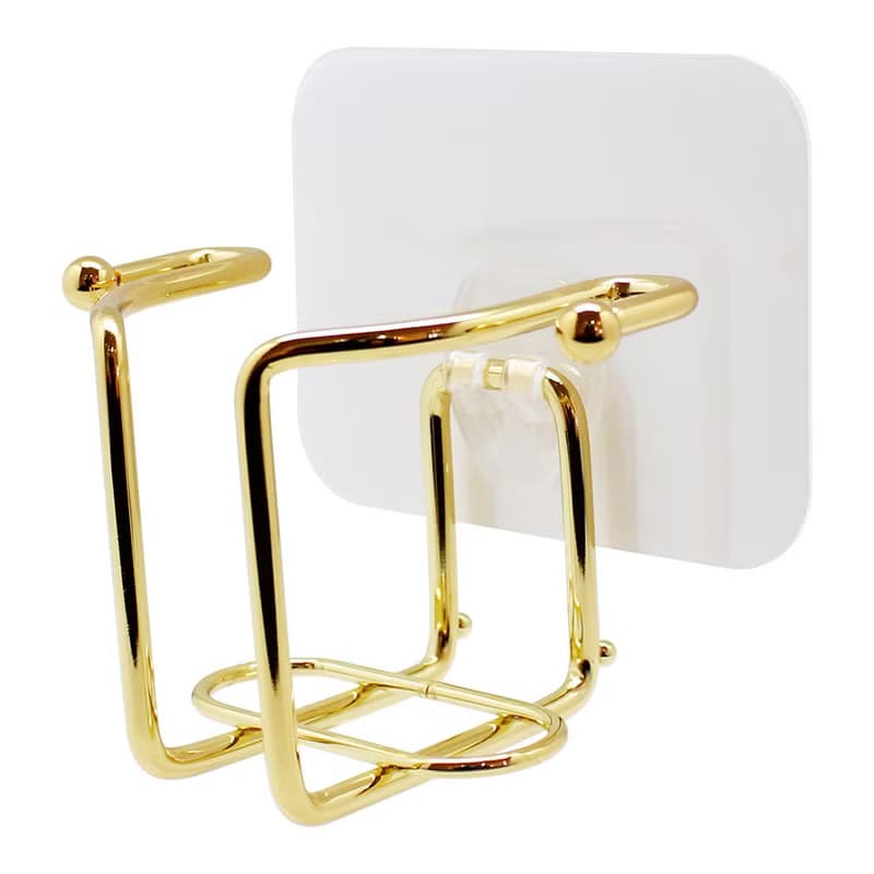 洗面乳牙膏掛架 Otel Magic Sticky Hook Tube Holder GOLD チューブホルダー　金色鍍金