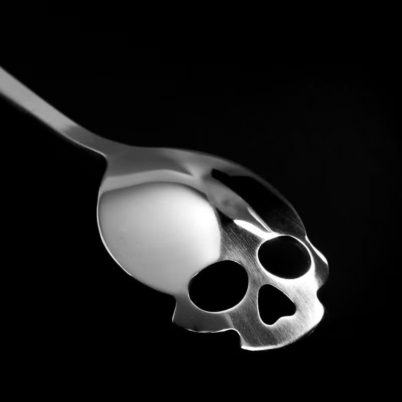 半糖湯匙- 骷髏頭