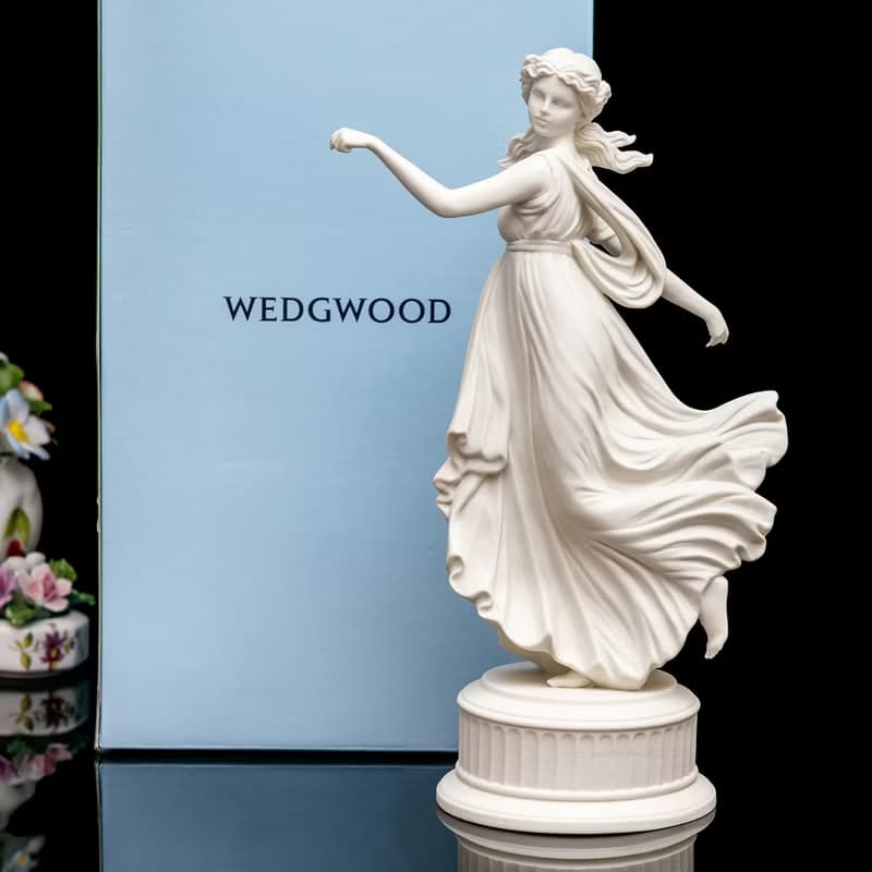 英國製Wedgwood盛世風華1993跳舞女神限量瓷偶雕像雕塑 First