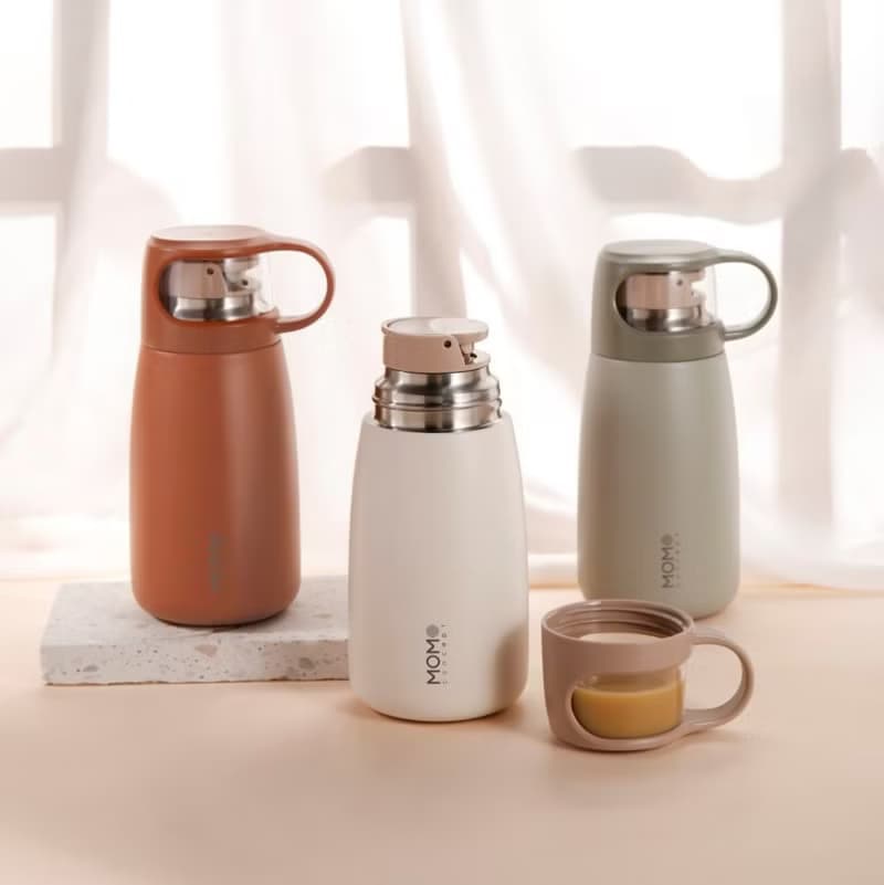 日本 MOMOCONCEPT Cube Flask Q 芙拉科 Q 350ml 4 色可選