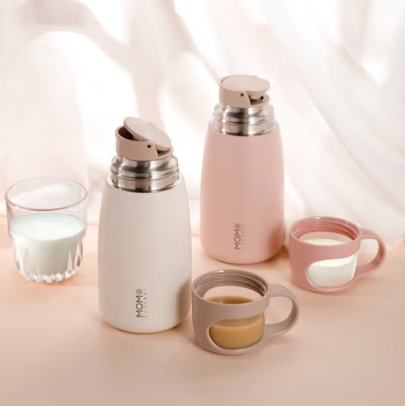 日本 MOMOCONCEPT Cube Flask Q 芙拉科 Q 350ml 4 色可選