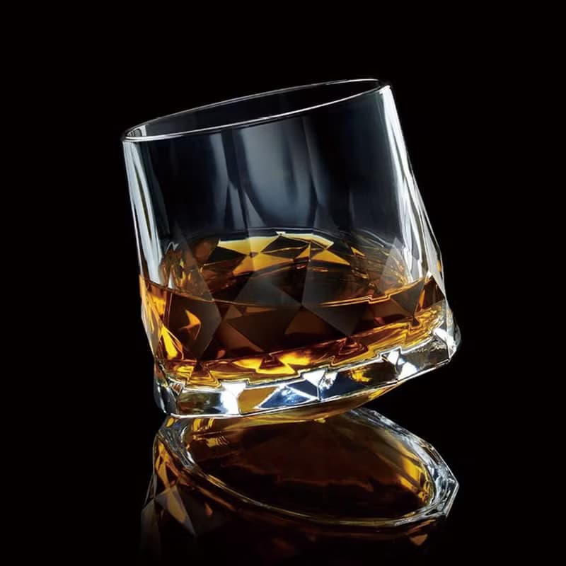 305cc【小烏龜】旋轉威士忌杯 不倒翁杯 搖搖杯