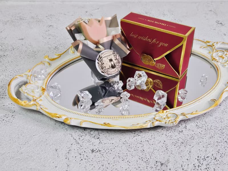 【美好鬱見你】客訂蠟燭 花束 花禮 蠟燭 天然大豆蠟 鬱金香 送禮