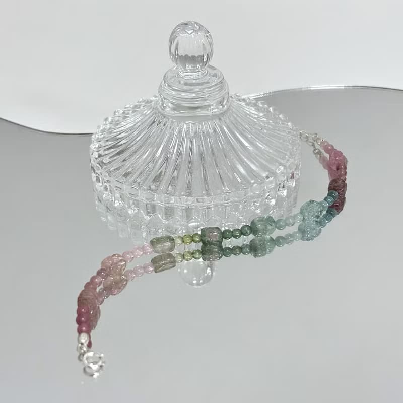 雨中虹光 / 碧璽貔貅手鍊