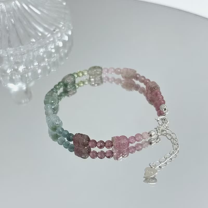 雨中虹光 / 碧璽貔貅手鍊