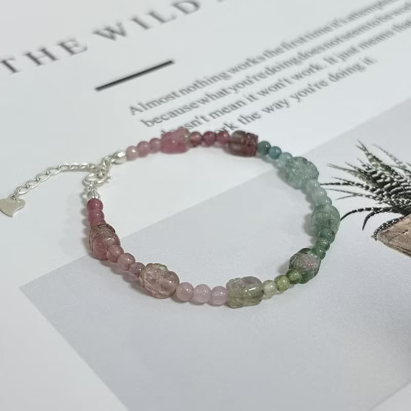 雨中虹光 / 碧璽貔貅手鍊