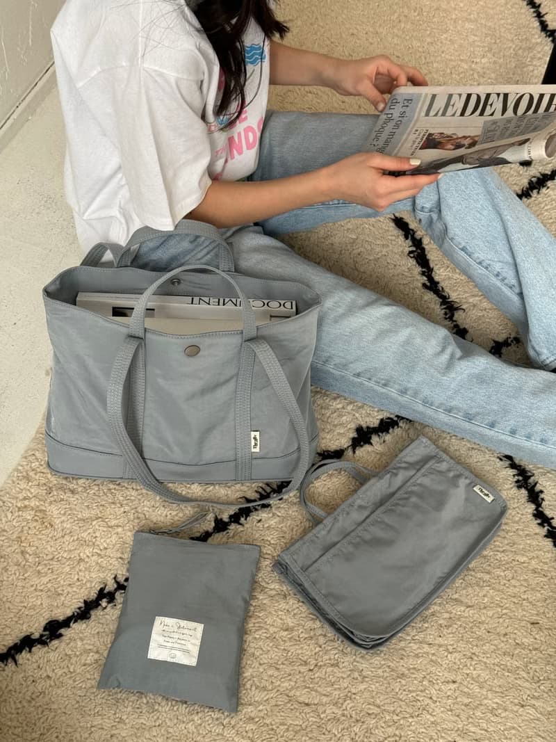 韓國 The Ally | MOLLY BAG (附化妝小包) | 運動包 | 藍色