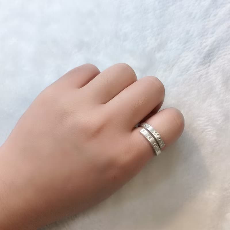 【體驗】情人節禮物 情人對戒 純銀戒指 金工戒指DIY - 夢想成真