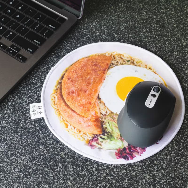 JS024~ 雞蛋餐肉麵毛巾Mouse Pad