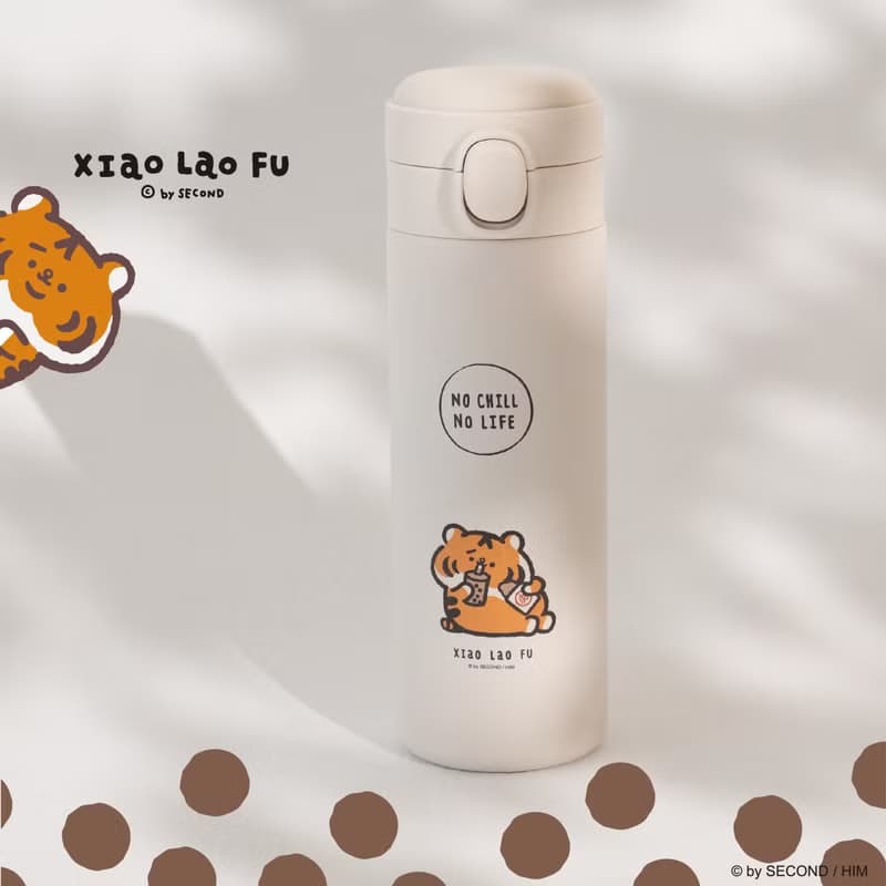 禮物【小勞撫x慢慢挑】彈蓋內鈦陶瓷保溫杯-水壺