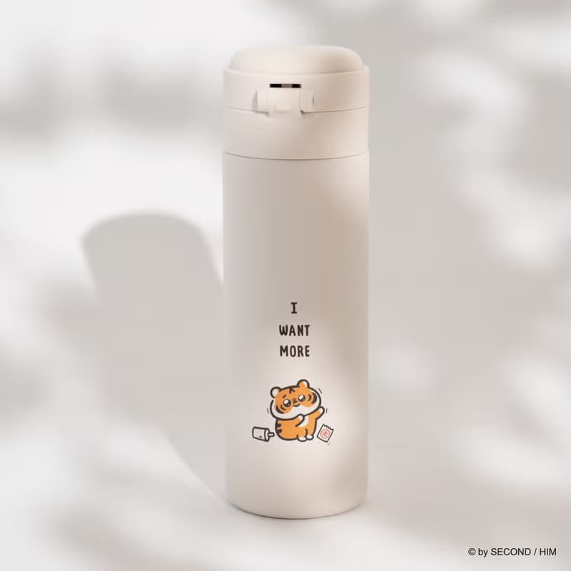 禮物【小勞撫x慢慢挑】彈蓋內鈦陶瓷保溫杯-水壺