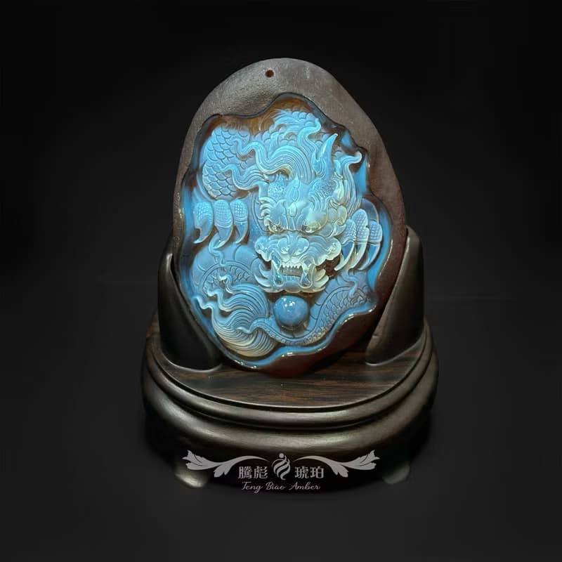 騰彪琥珀 瓷白蜜蠟手鍊 原礦琥珀 稀有白蜜蠟 收藏級精品 附保卡