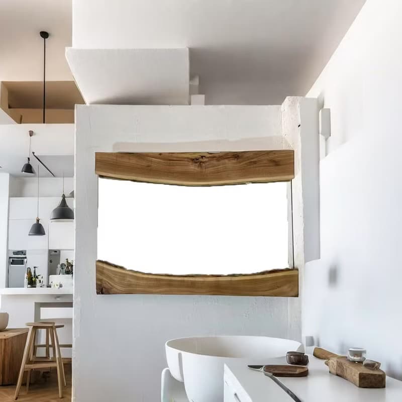 原木流影藝術鏡 / 室內裝飾 / 商業空間