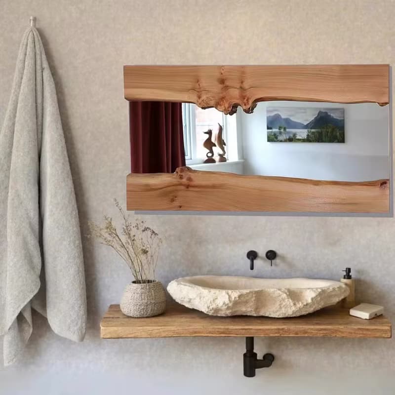 原木流影藝術鏡 / 室內裝飾 / 商業空間