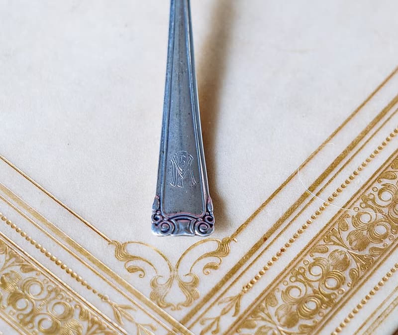 銀鍍金Janus & Friedrich濃縮咖啡匙 - 西洋古董