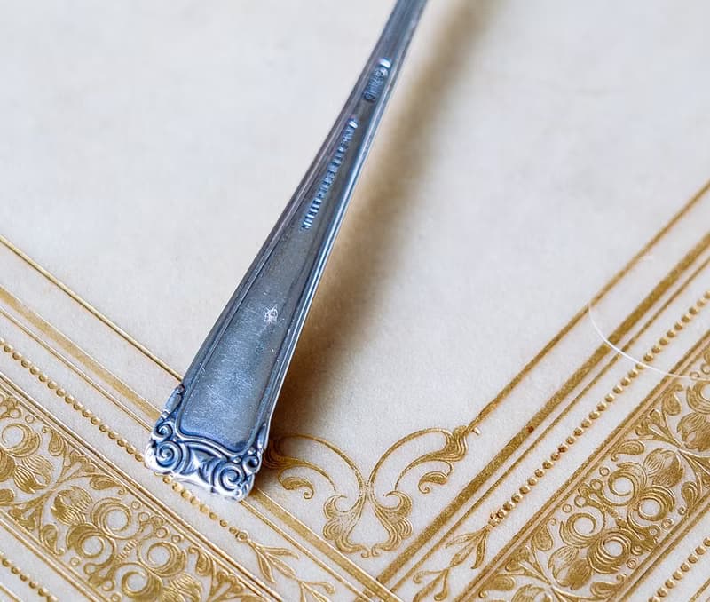 銀鍍金Janus & Friedrich濃縮咖啡匙 - 西洋古董