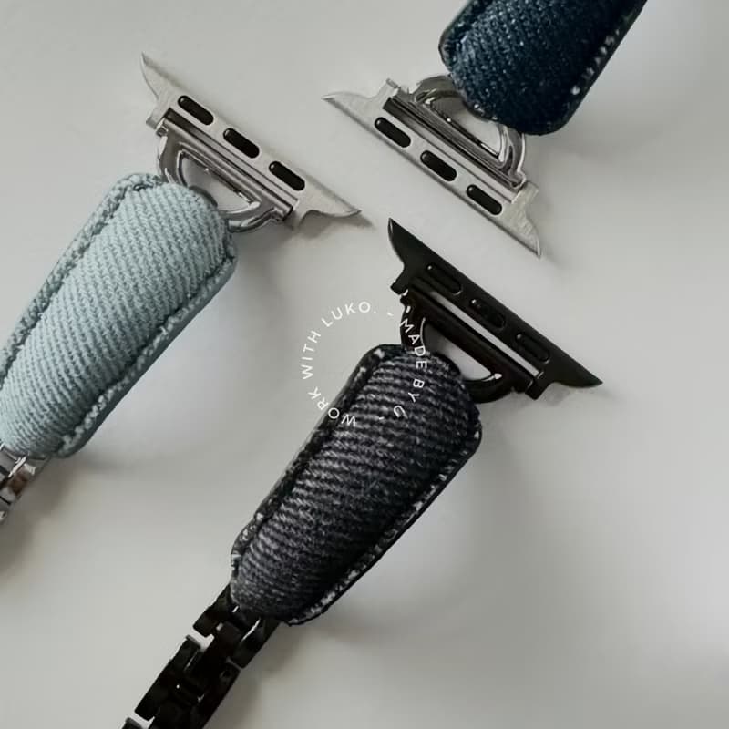 Apple Watch | 訂製復古牛仔手鐲金屬錶帶