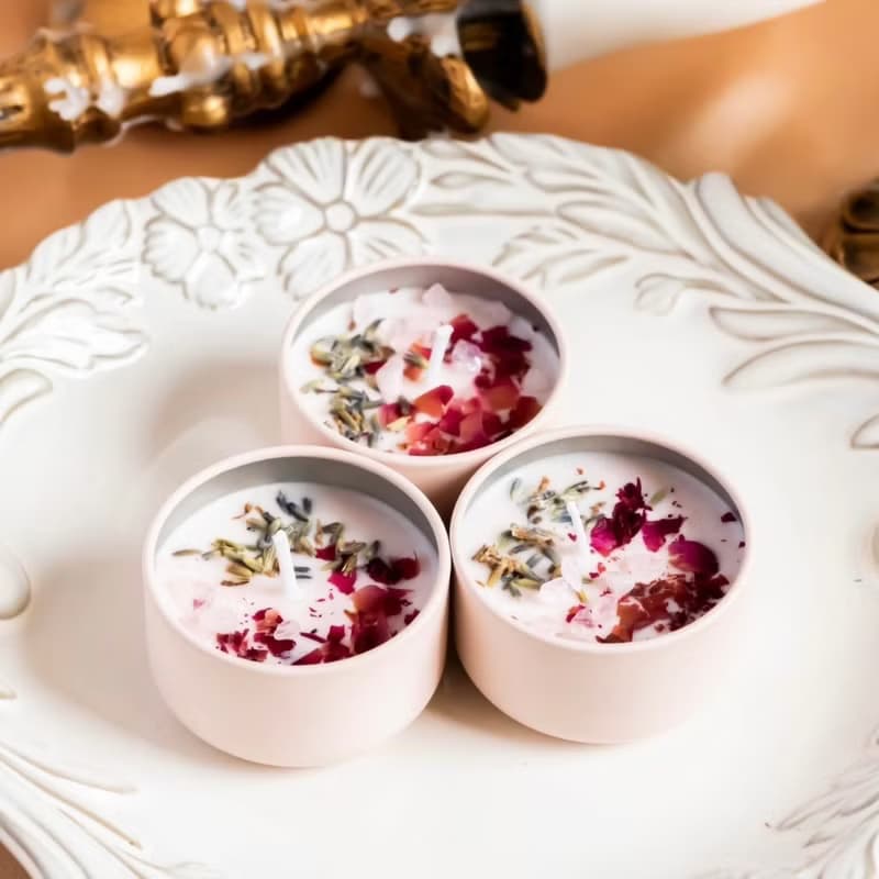 天然大豆蠟燭 招桃花愛情香氛魔法蠟燭 鐵盒款 單顆蠟燭